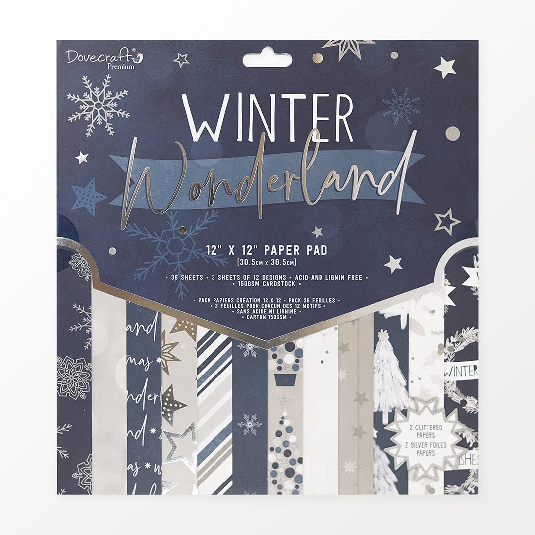Dovecraft Premium Winter Wonderland FSC 12x12 Pape