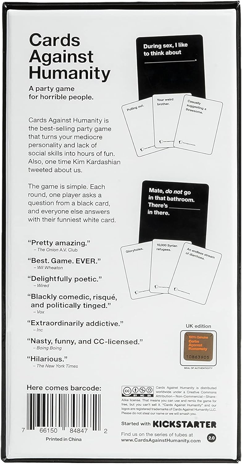 Cards Against Humanity (International Edition) Card Game