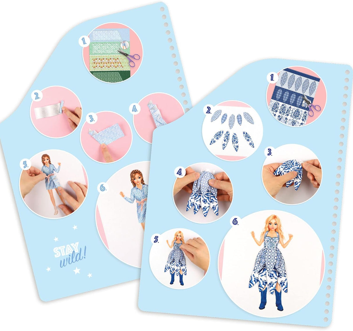 TOPModel Dress Me Up Collage Book