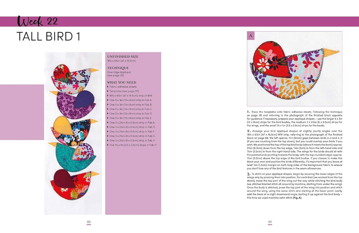 A Year of Quilting Book