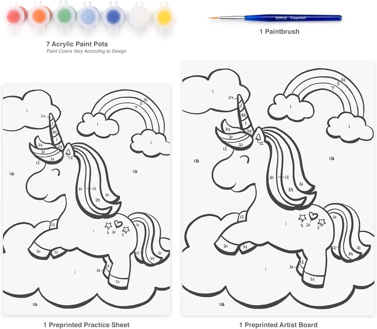 My First Painting by Numbers - Unicorn