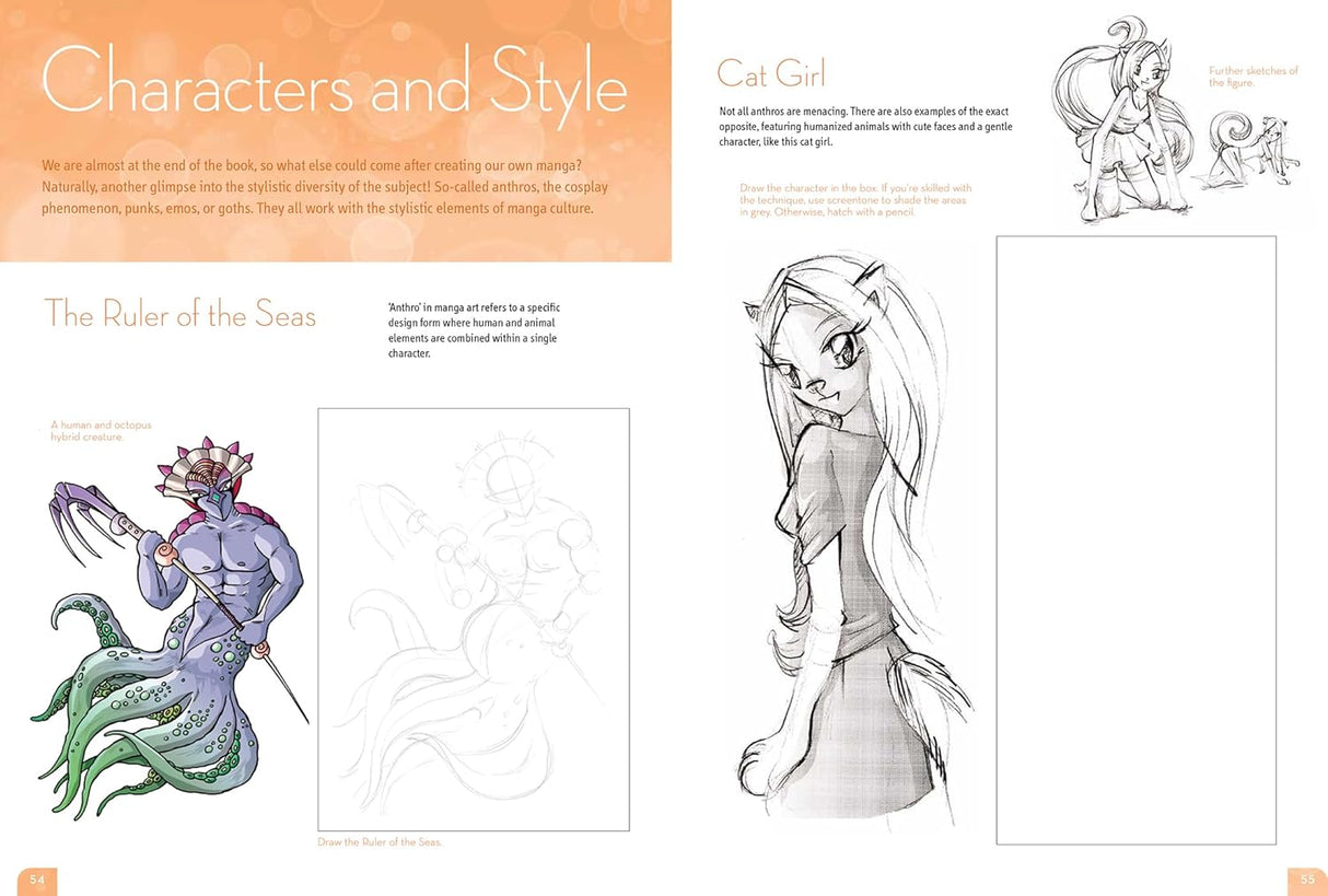 Step-by-Step Manga Workbook