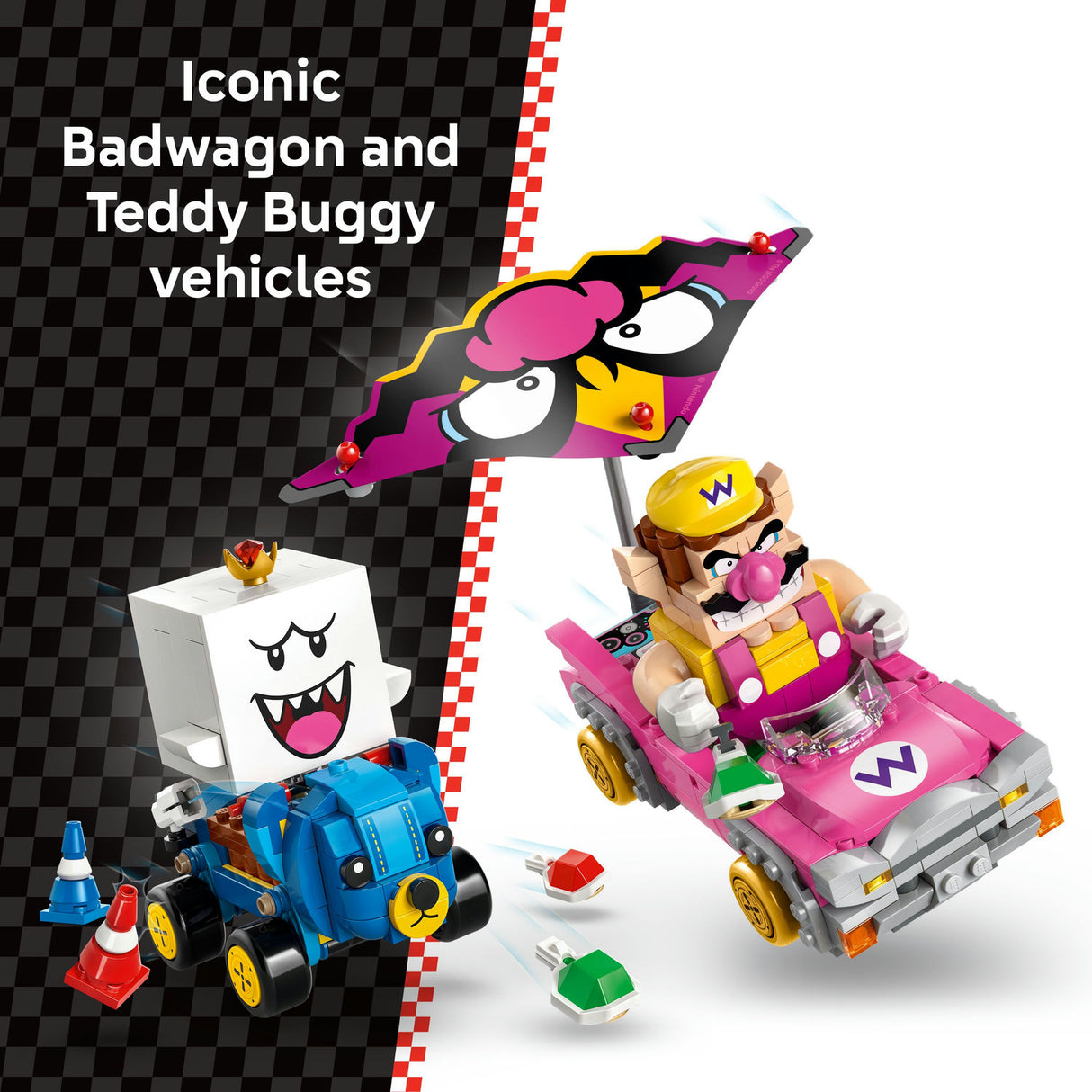 Lego Mario Kart - Wario & King Boo