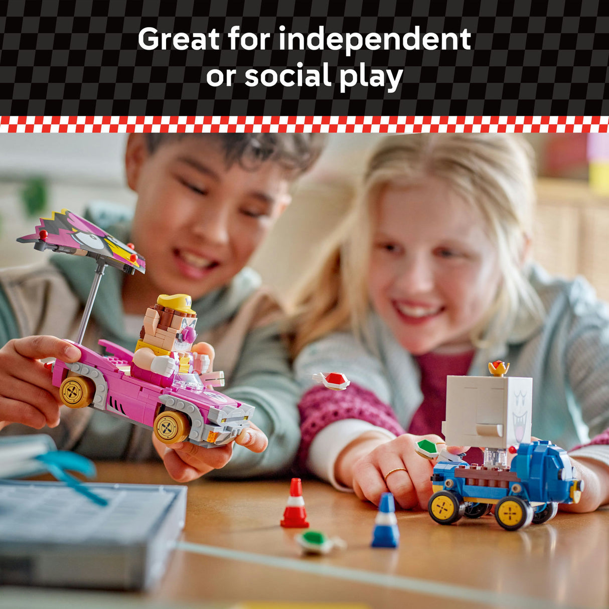 Lego Mario Kart - Wario & King Boo