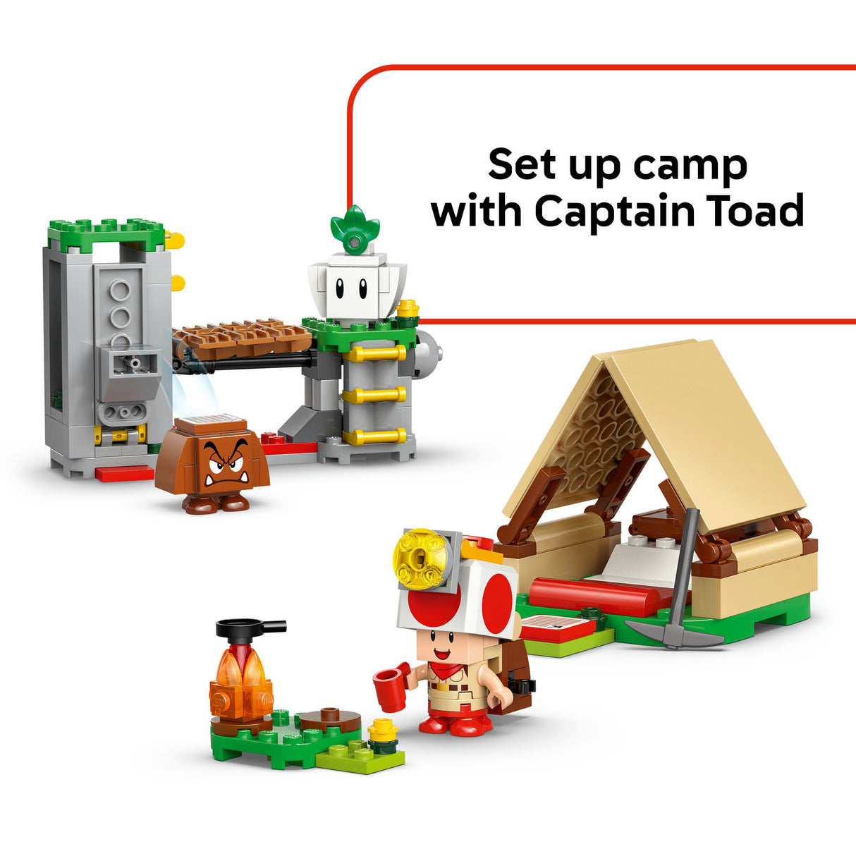 Lego Mario Kart Captain Toads Camp