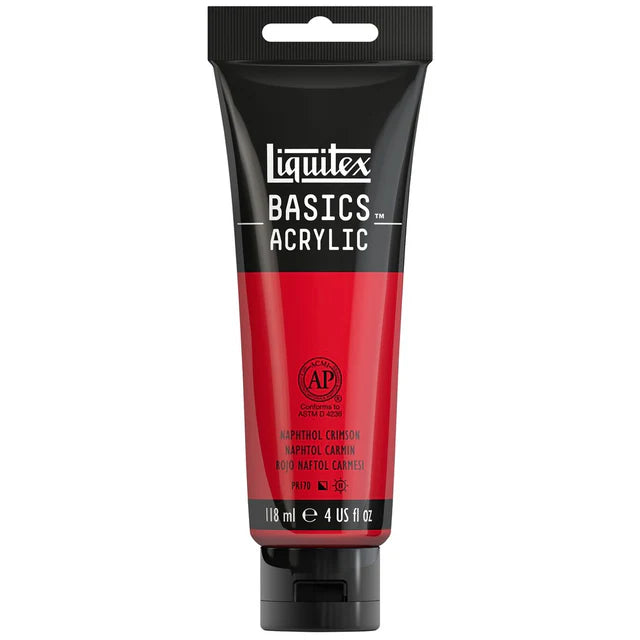 Liquitex Basics Acrylic 118ml - Naphtol Crimson