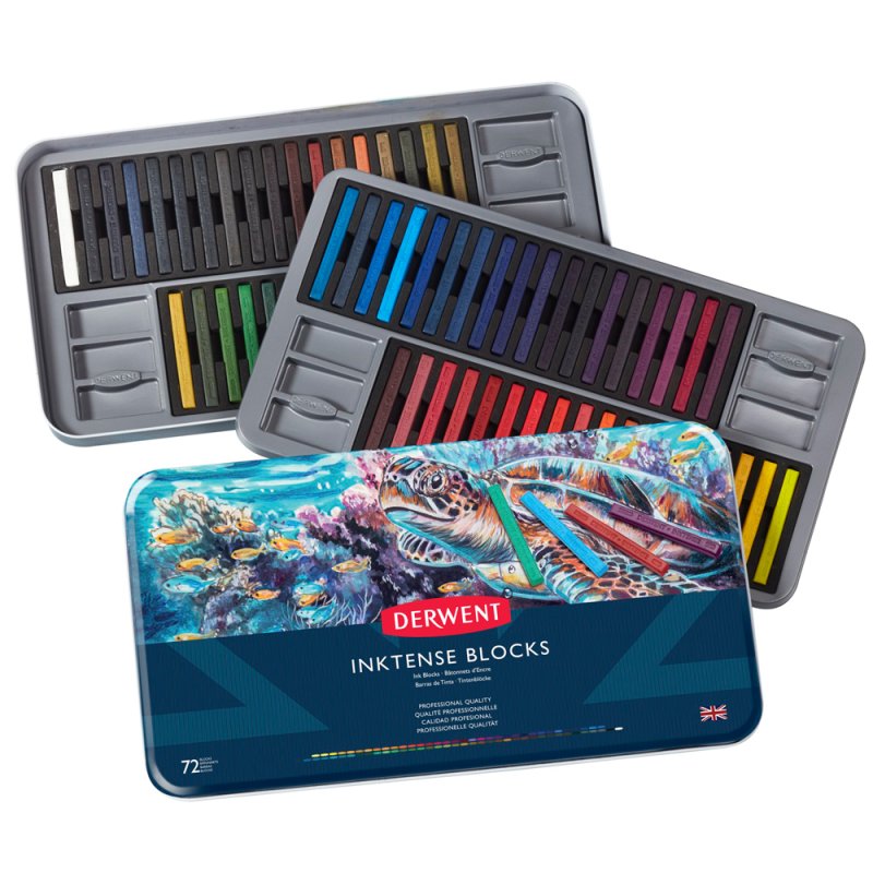 Derwent Inktense Blocks (Tin of 72)