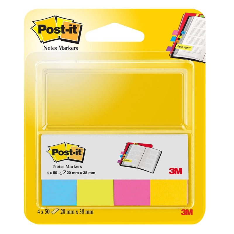 Post-it Notes Markers - Assorted Ultra Colours (4 Pack)