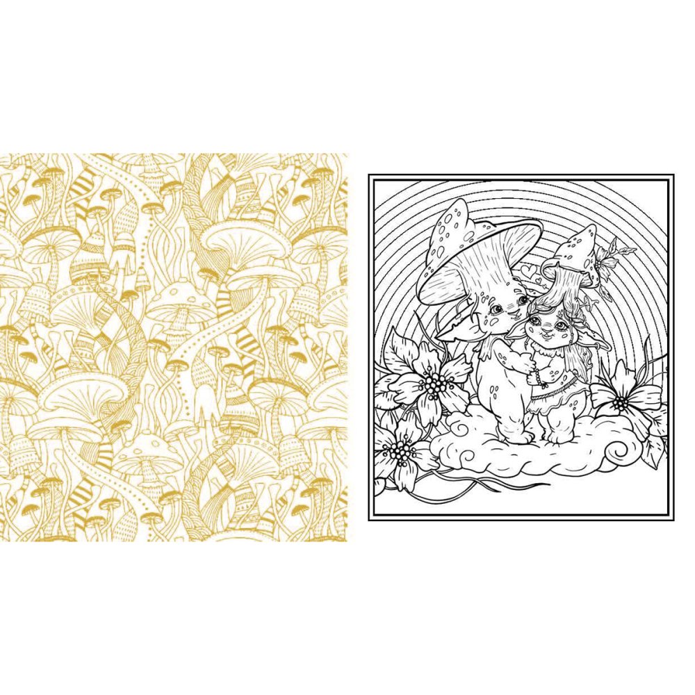 Goblincore Colouring Book