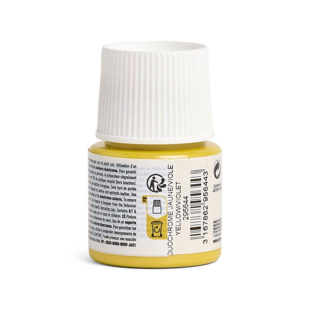 Pebeo Setacolor Leather Paint 45ml - Duochrome Yellow/Violet