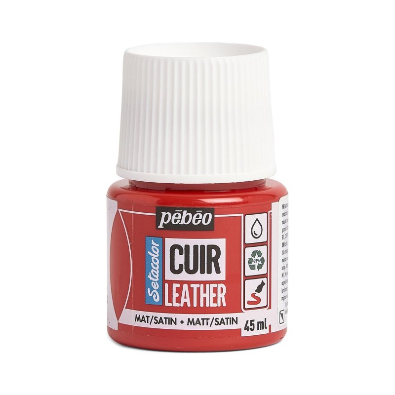 Setacolor Leather 45ml - Intense Red