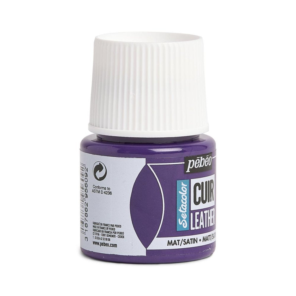 Pebeo Setacolor Leather 45ml - Aubergine Violet