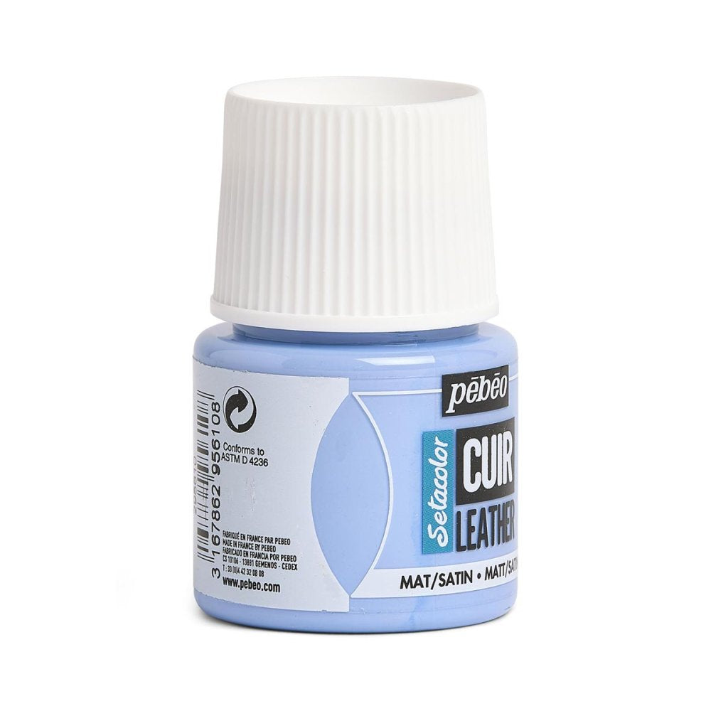 Pebeo Setacolor Leather Paint 45ml - Iced Blue