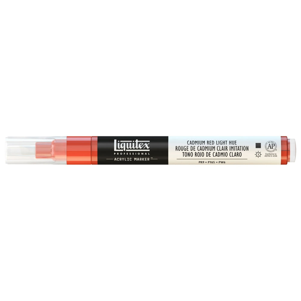 Liquitex Acrylic Marker 2mm - Cadmium Red Light Hue