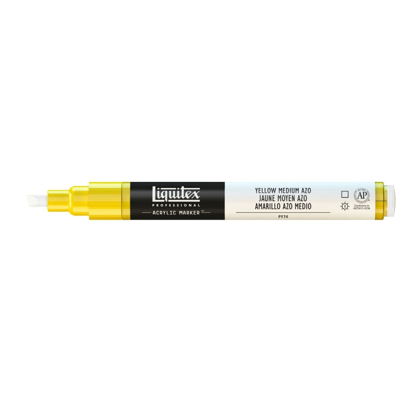 Liquitex Acrylic Marker 2mm - Yellow Medium Azo