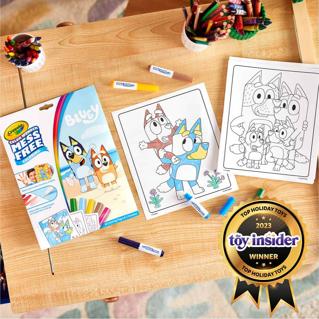 Crayola Color Wonder Colouring Set - Bluey