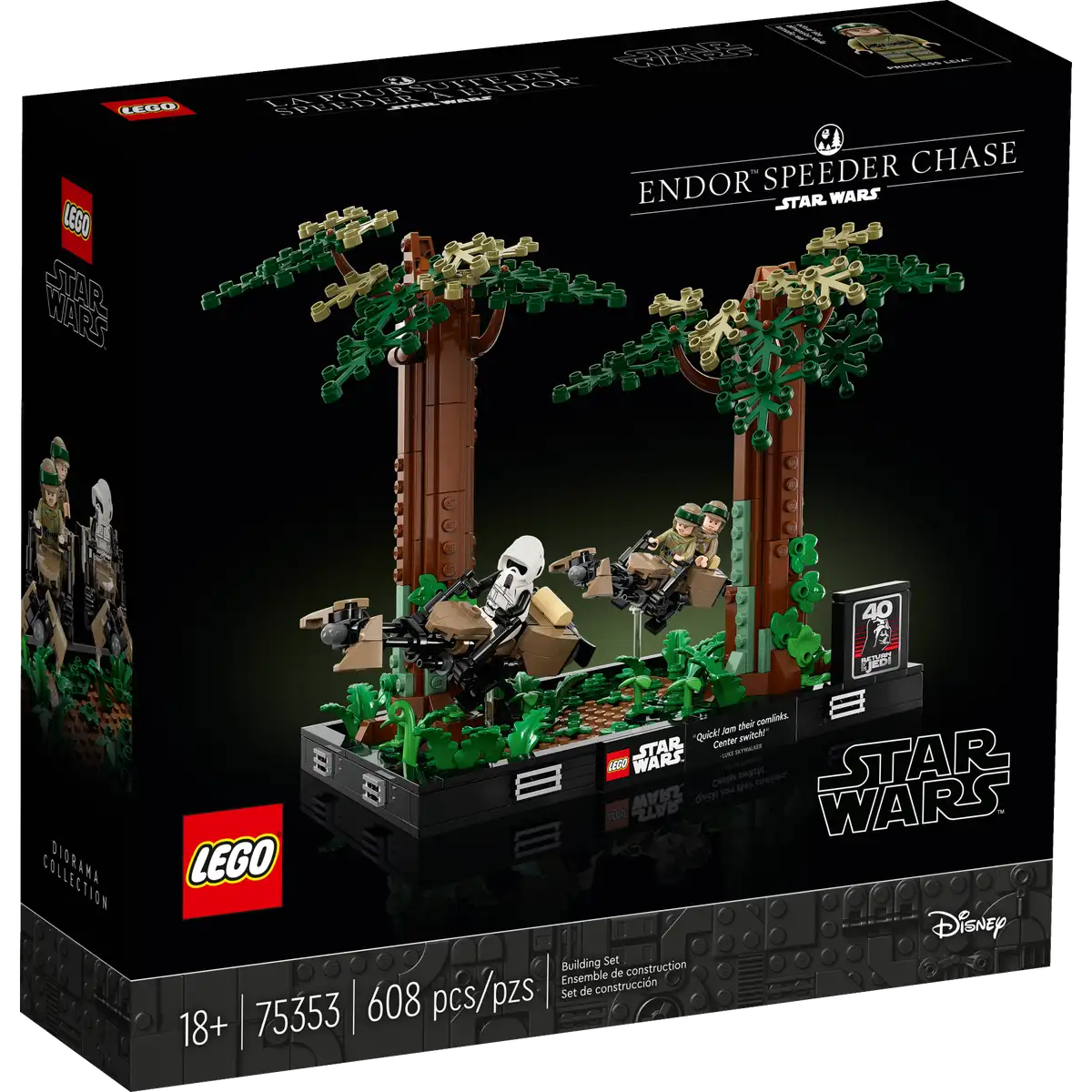Lego Endor Speeder Chase Diorama – Art Hobby