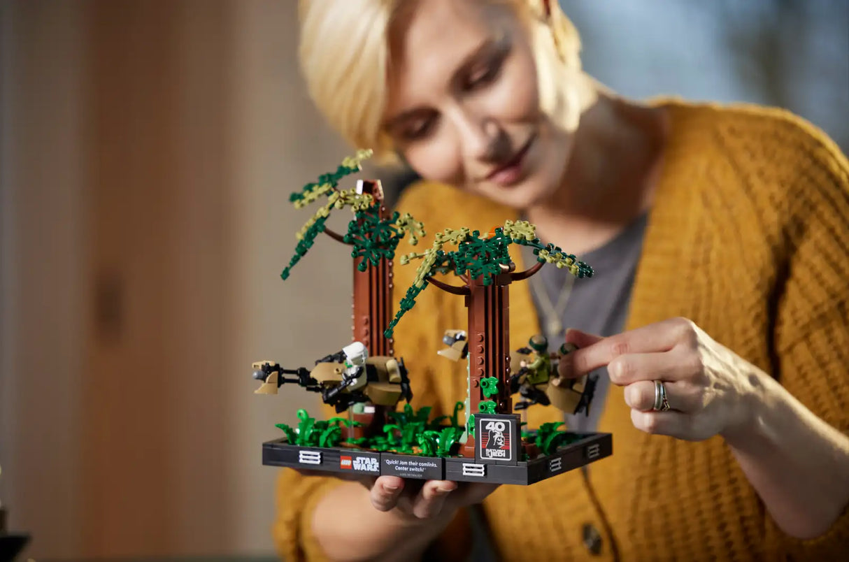 Lego Endor Speeder Chase Diorama
