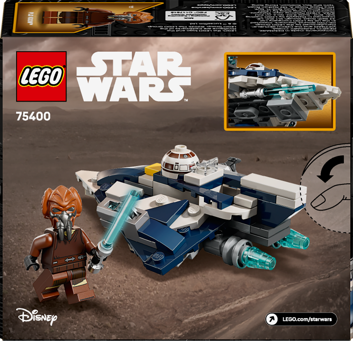 Lego Star Wars - Plo Koon's Jedi Starfighter™ Microfighter
