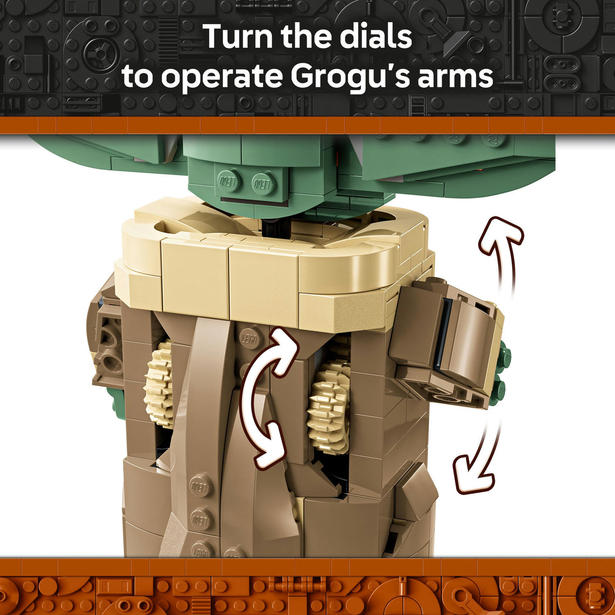 Lego Star Wars - Grogu with Hover Pram