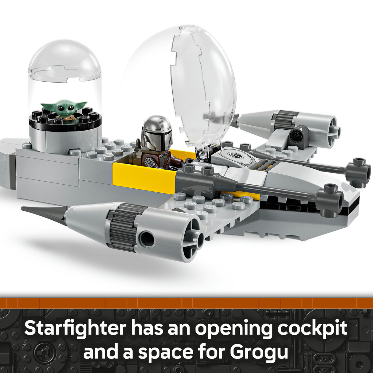 Lego Star Wars - Mando and Grogu's N-1 Starfighter