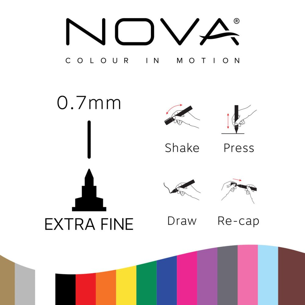 Nova Acrylic Paint Pens (15 Pack)