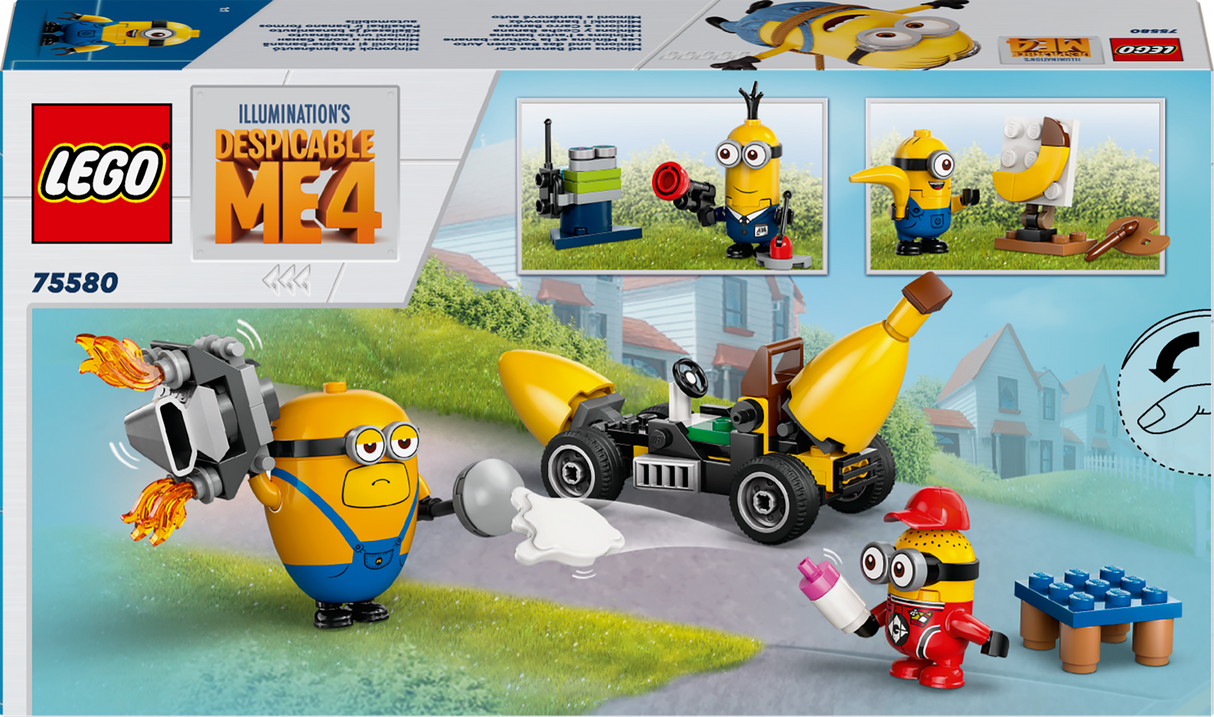 Lego Despicable Me 4 Minions and Banana Car
