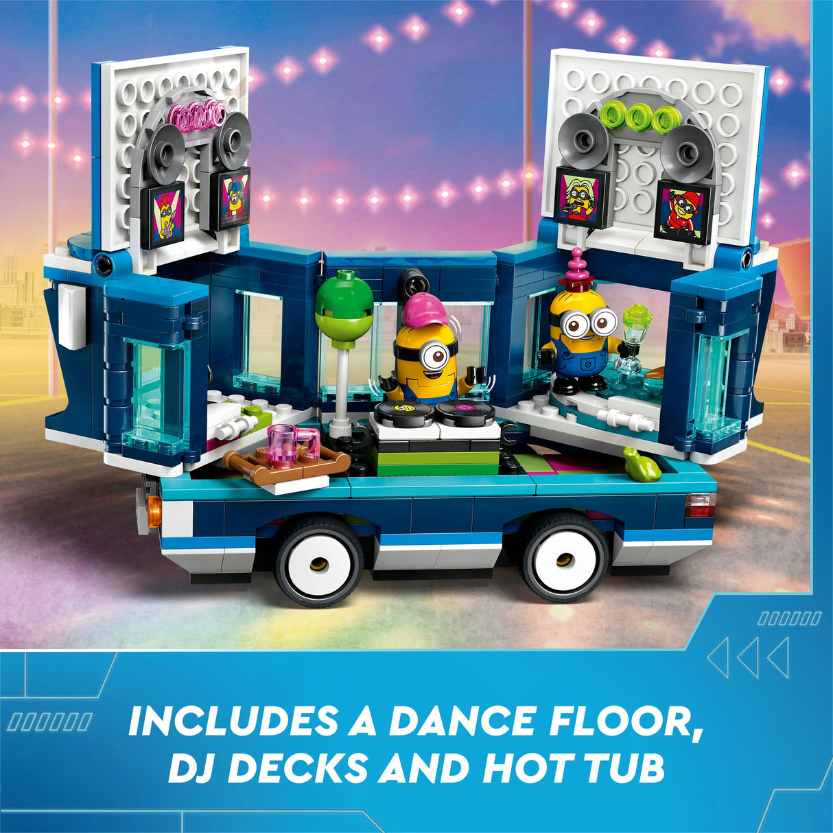 Lego Despicable Me 4 Minions Music Party Bus