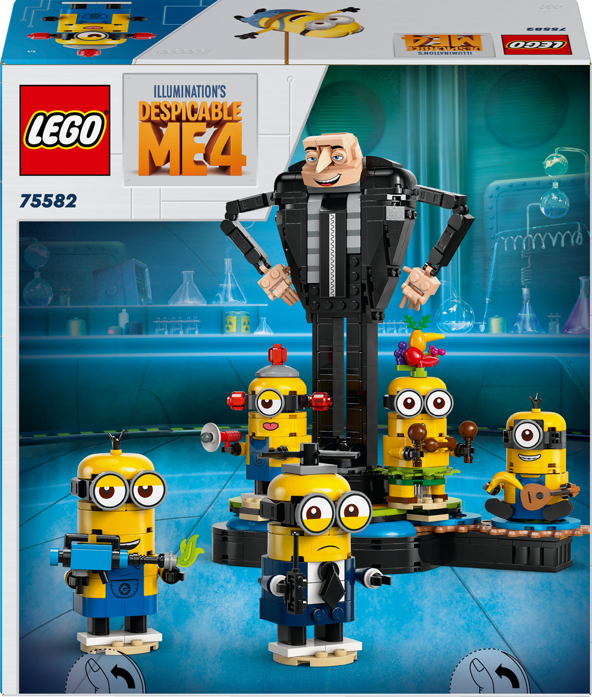 Lego Despicable Me 4 Brick-Built Gru and Minions