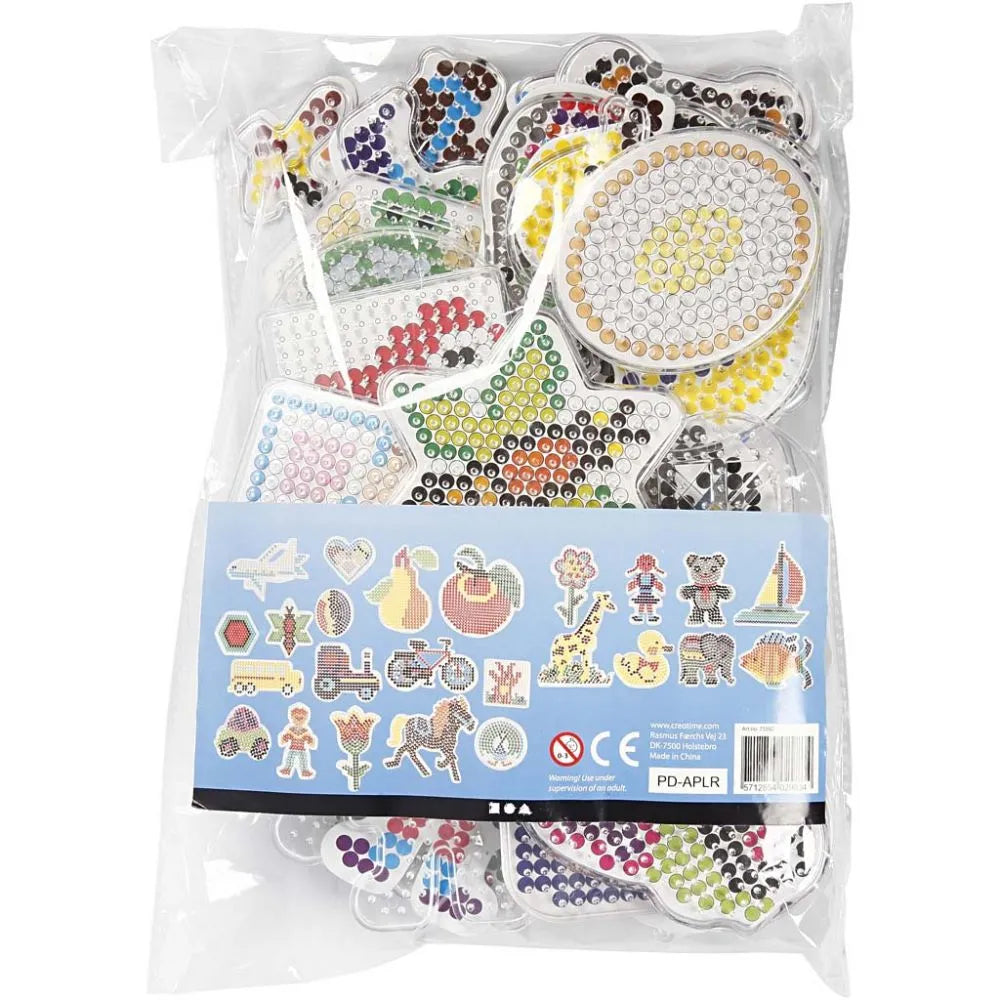 Peg Board, size 7x7,5-14x16 cm, 24 pc/ 1 pack