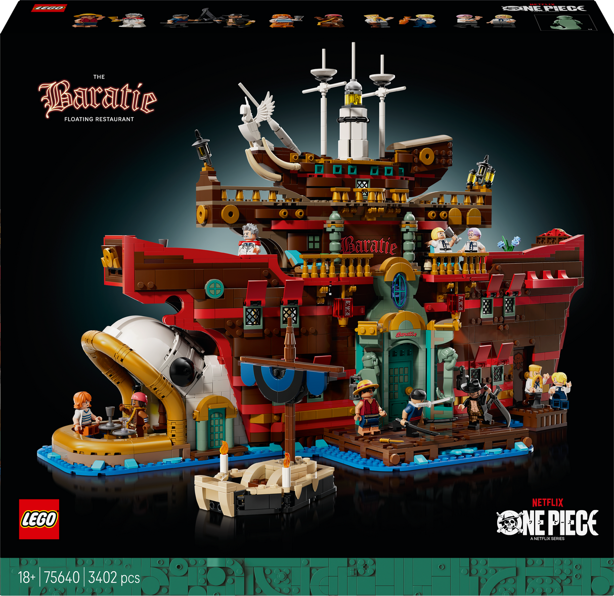 Lego One Piece - The Baratie Floating Restaurant