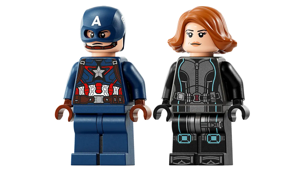Lego Black Widow & Captain America Motorcycles