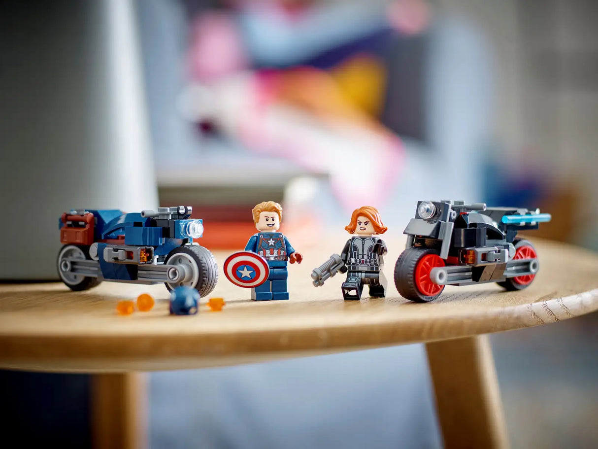 Lego Black Widow & Captain America Motorcycles