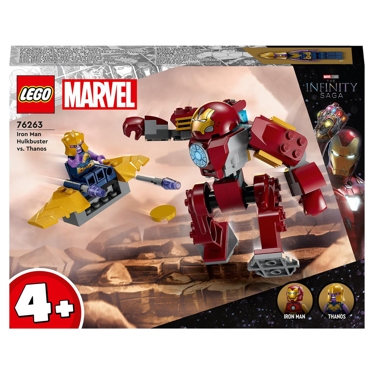 Lego Marvel Iron Man Hulkbuster vs Thanos