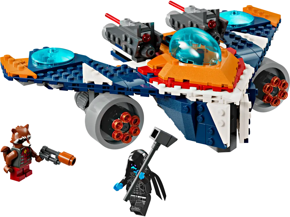 Lego Marvel Guardians of the Galaxy Rockets Warbird vs. Ronan