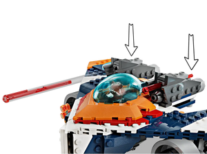 Lego Marvel Guardians of the Galaxy Rockets Warbird vs. Ronan