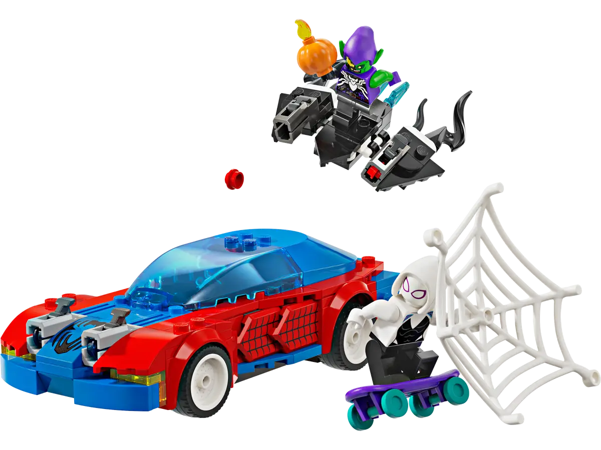 Lego Marvel Spider-Man Race Car & Venom Green Goblin