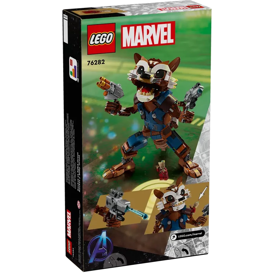 Lego Marvel Guardians of the Galaxy Rocket & Baby Groot Set