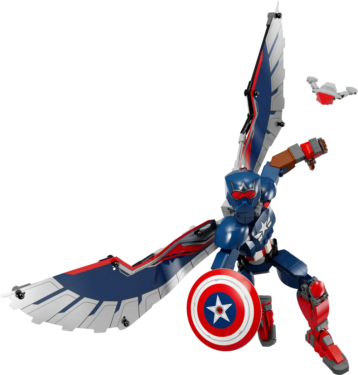 Lego Marvel New Captain America Construction Figure