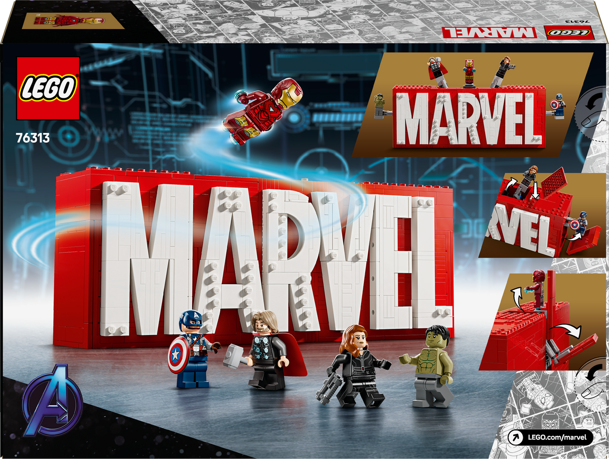 Lego MARVEL Logo & Minifigures
