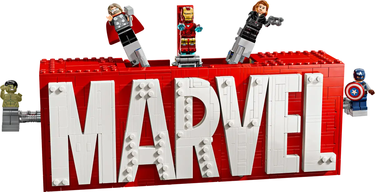 Lego MARVEL Logo & Minifigures