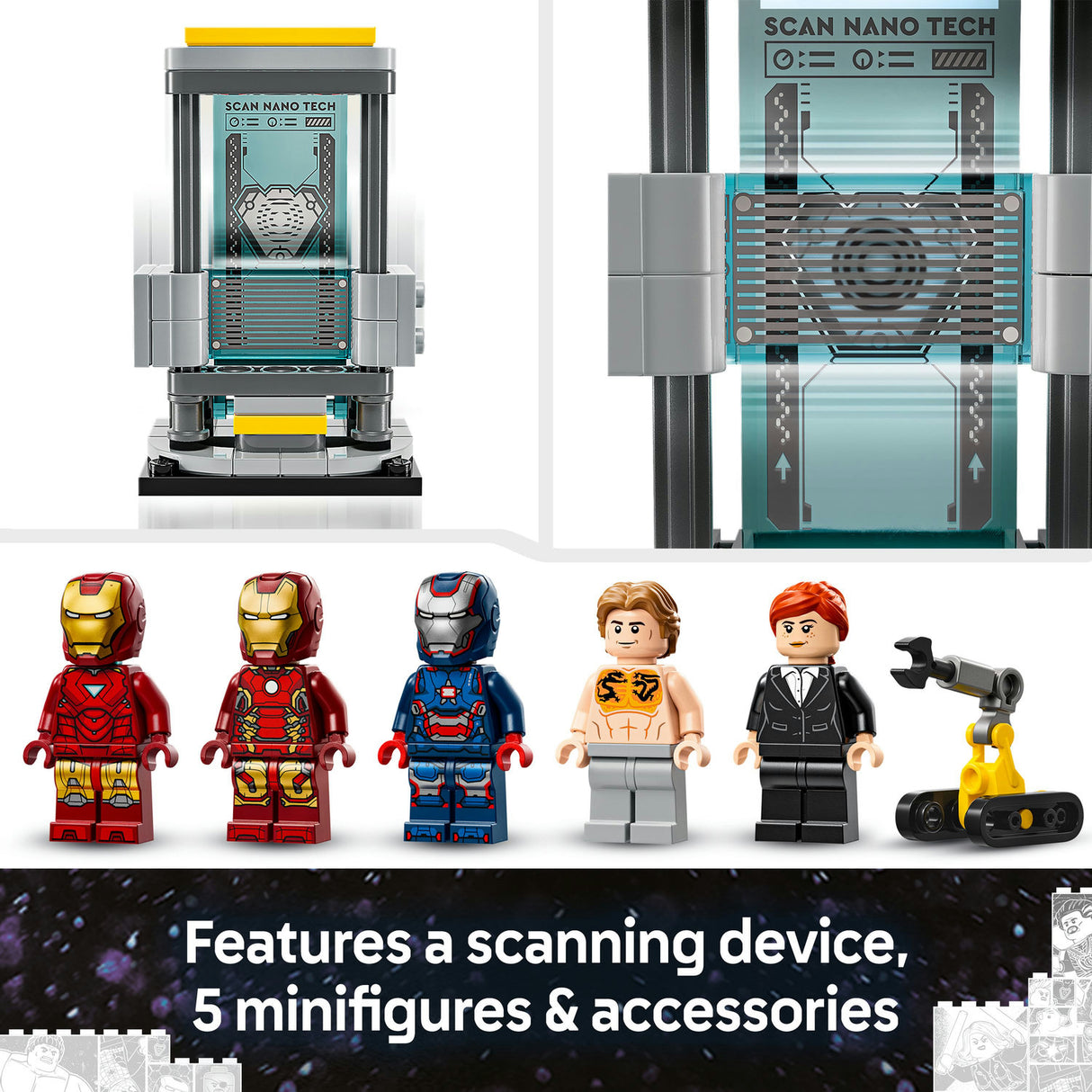 Lego Marvel - Iron Mans Laboratory: Hall of Armor