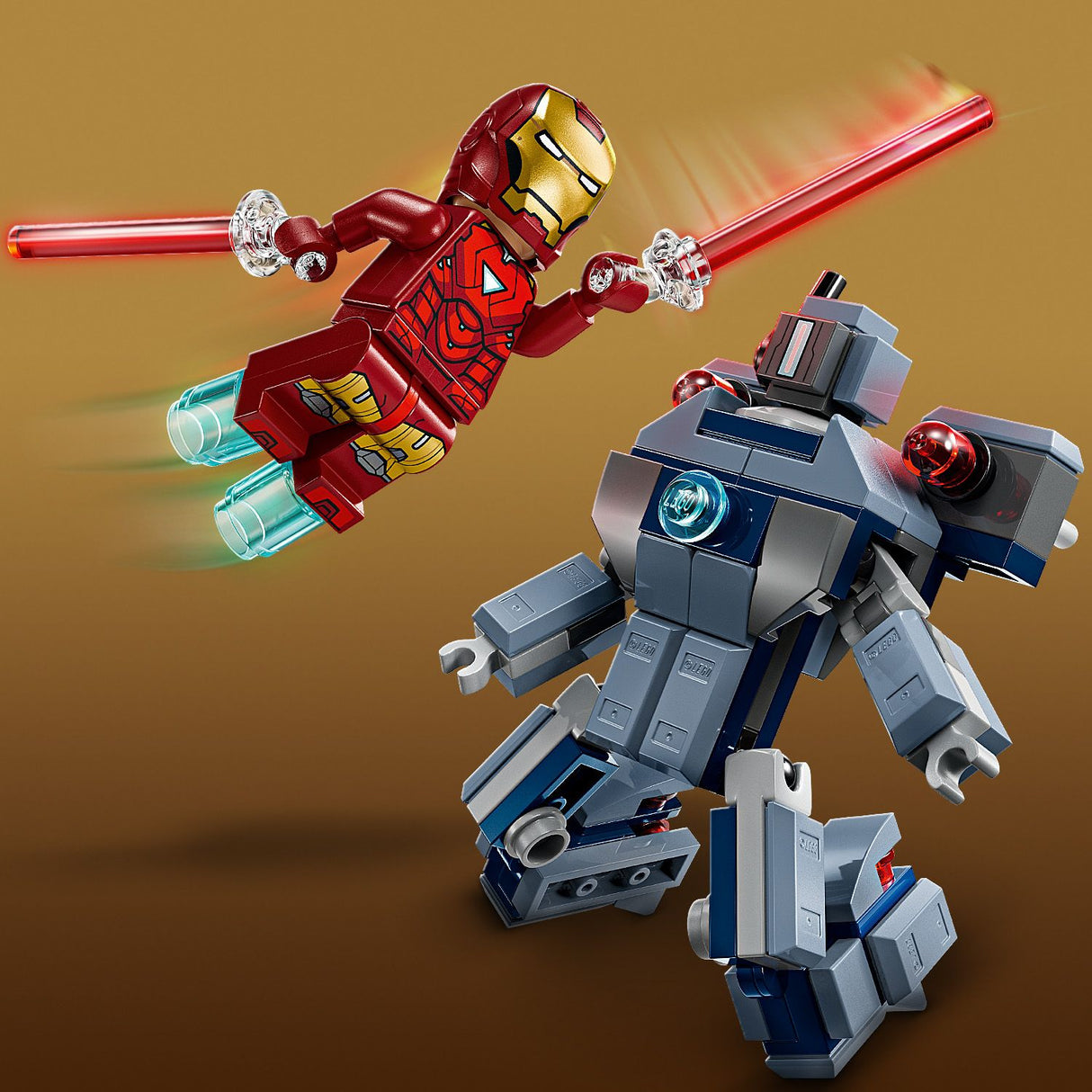 Lego Marvel - Iron Man & War Machine vs. Hammer Drones
