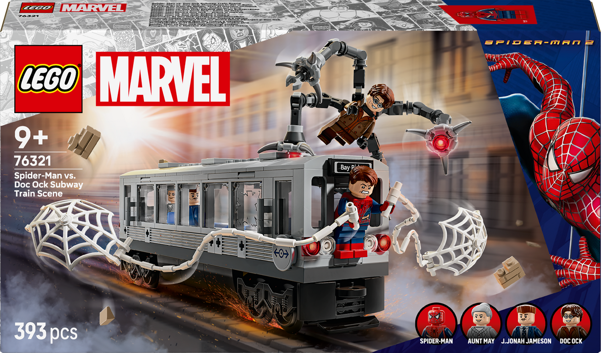 Lego Marvel - Spider-Man vs. Doc Ock Subway Train Scene