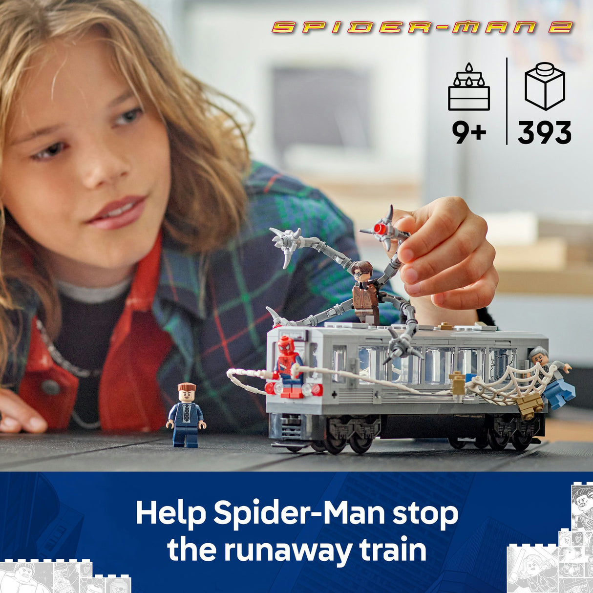 Lego Marvel - Spider-Man vs. Doc Ock Subway Train Scene
