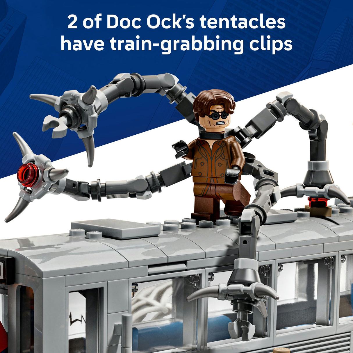 Lego Marvel - Spider-Man vs. Doc Ock Subway Train Scene