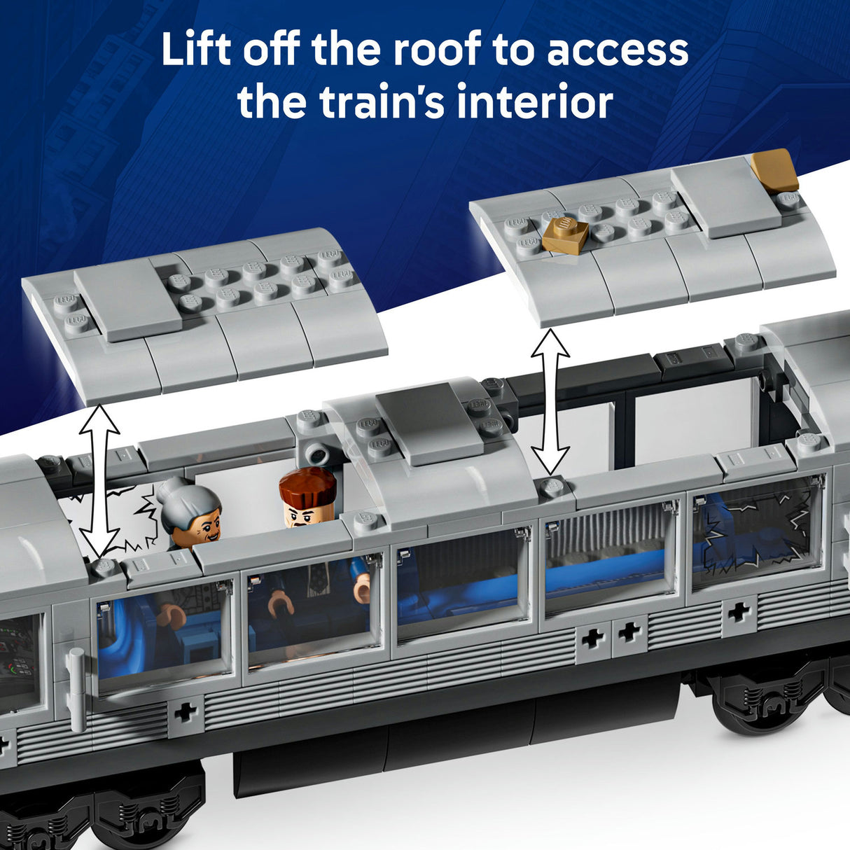 Lego Marvel - Spider-Man vs. Doc Ock Subway Train Scene