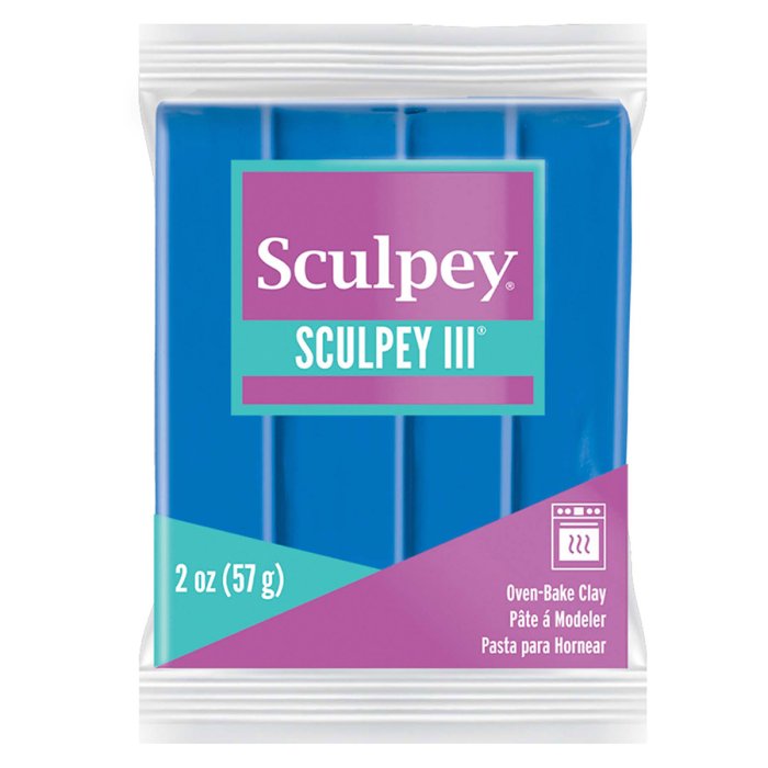 Sculpey III 2oz Blue Oven Bake Clay