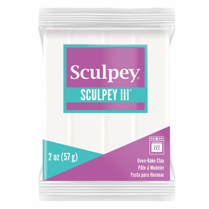 Sculpey III 2oz White Clay