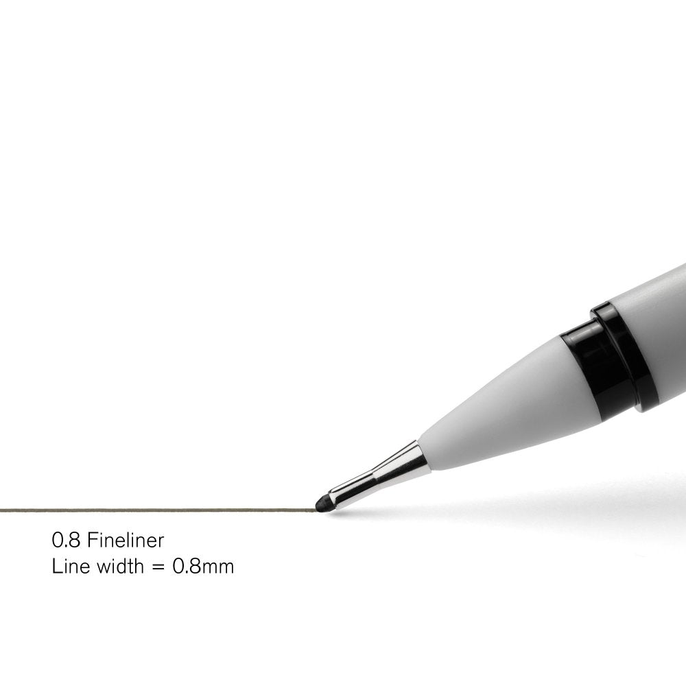 Winsor & Newton 0.8 mm Fineliner - Black